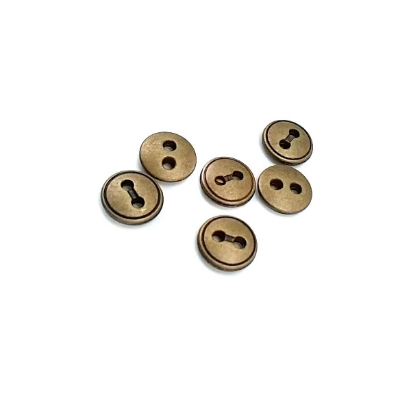 11 mm Sew-Through Button front and detail view