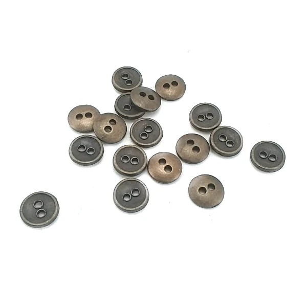 11 mm Button with Two Holes Simple Design