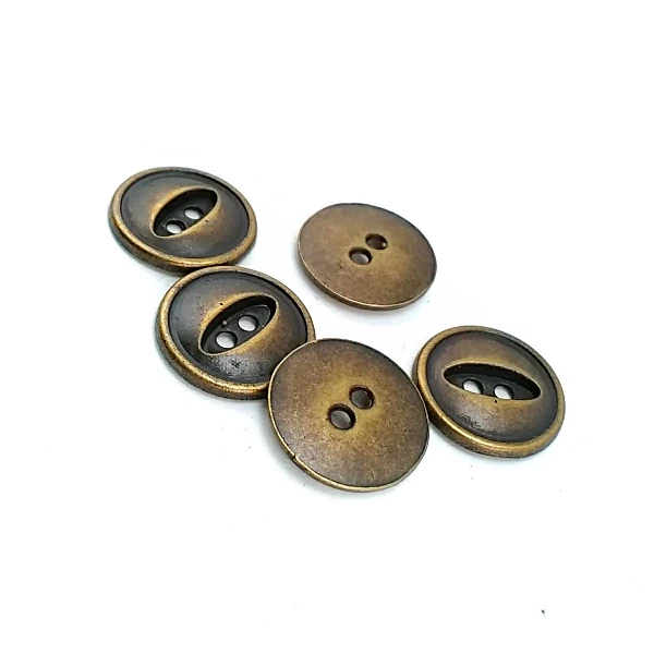 17 mm Sew-Through Button front and detail view