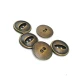 17 mm Sew-Through Button front and detail view