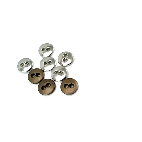 9 mm Sew-Through Button product image 9 mm Sew-Through Button front and detail view