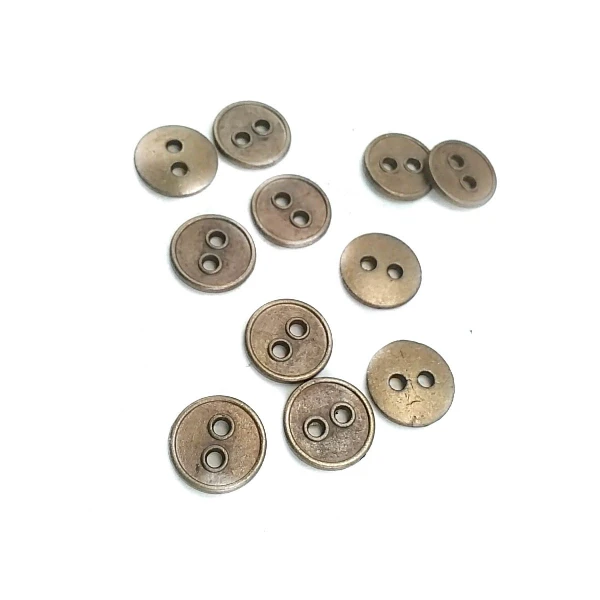 10 mm Metal Pillar Button with Two Holes