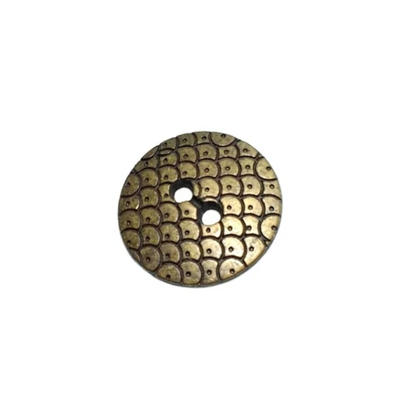 19 mm Metal button with two holes