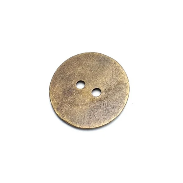 19 mm Metal button with two holes