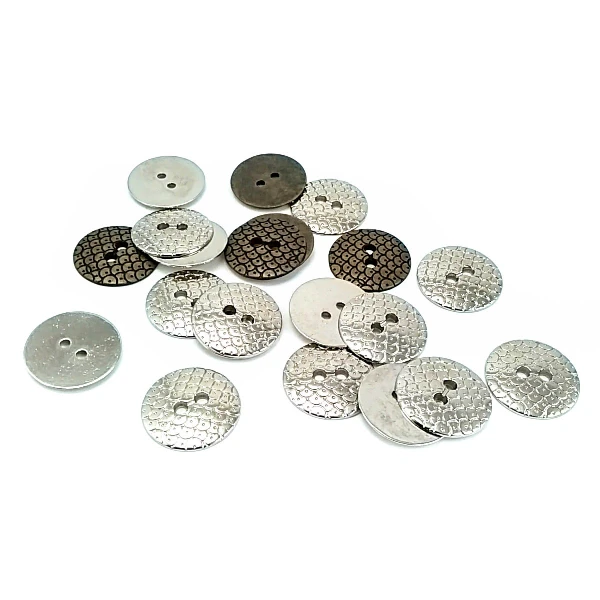 19 mm Metal button with two holes