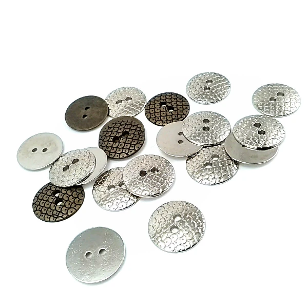19 mm Metal button with two holes