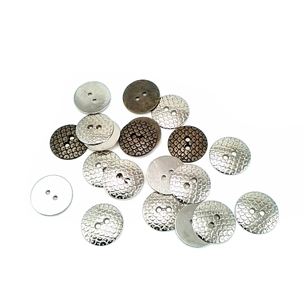 19 mm Metal button with two holes