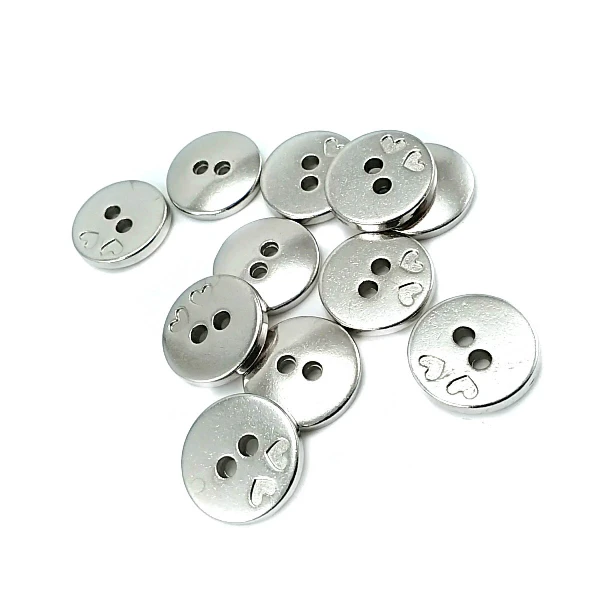 17 mm 28 size Two-hole Heart Pattern Sewing Button
