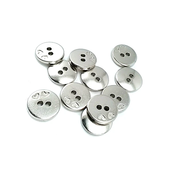 17 mm 28 size Two-hole Heart Pattern Sewing Button