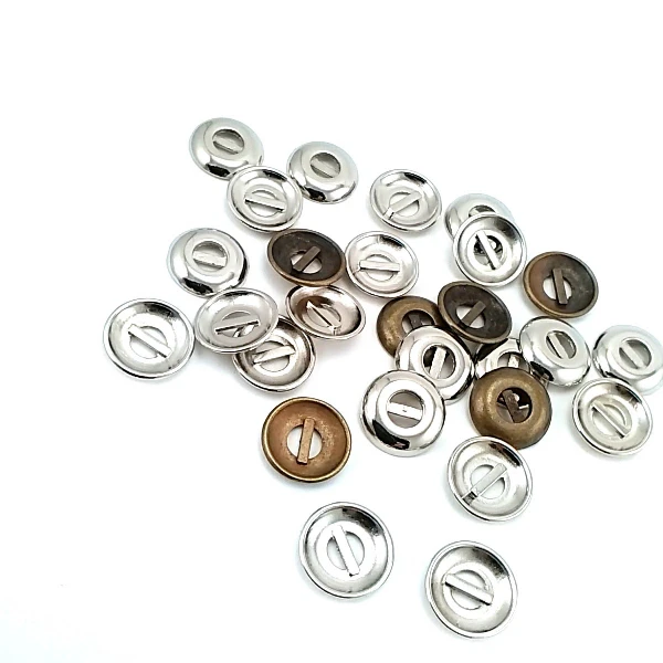 15 mm 2 Holes Metal Button 24 lignes