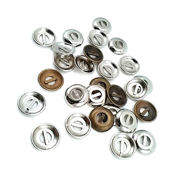 15 mm 2 Holes Metal Button 24 lignes
