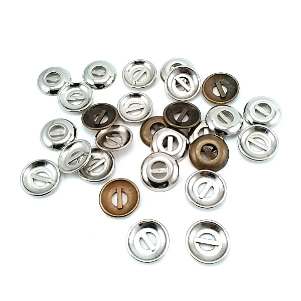 15 mm 2 Holes Metal Button 24 lignes