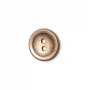 17 mm 28 Lignes Punched metal button with two holes E 1776