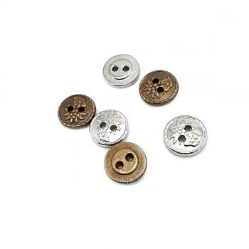Two Hole Metal Button Shirt and Blouse Button 13 mm - 21 L E 301
