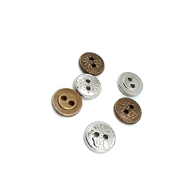 Two Hole Metal Button Shirt and Blouse Button 13 mm - 21 L E 301
