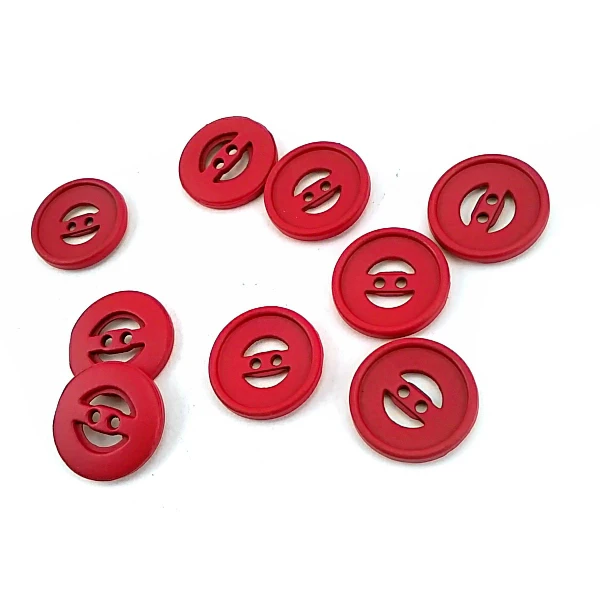 18 mm 2 Delikli Metal Düğme 30 lignes