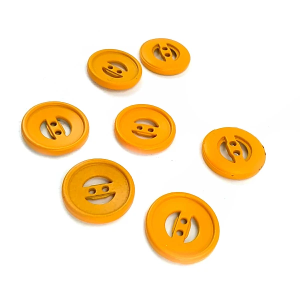 18 mm 2 Delikli Metal Düğme 30 lignes