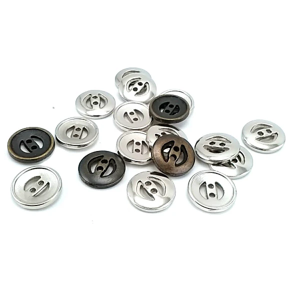 16 mm Two Hole Metal Button 26 lignes