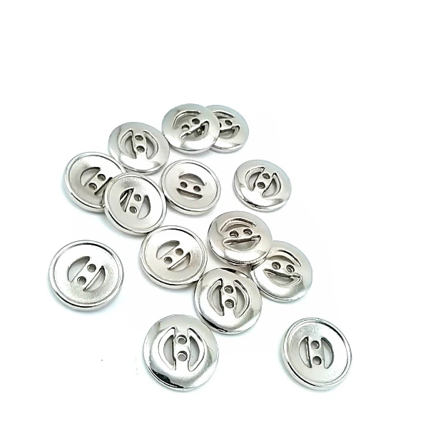 16 mm Two Hole Metal Button 26 lignes