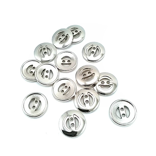 16 mm Two Hole Metal Button 26 lignes