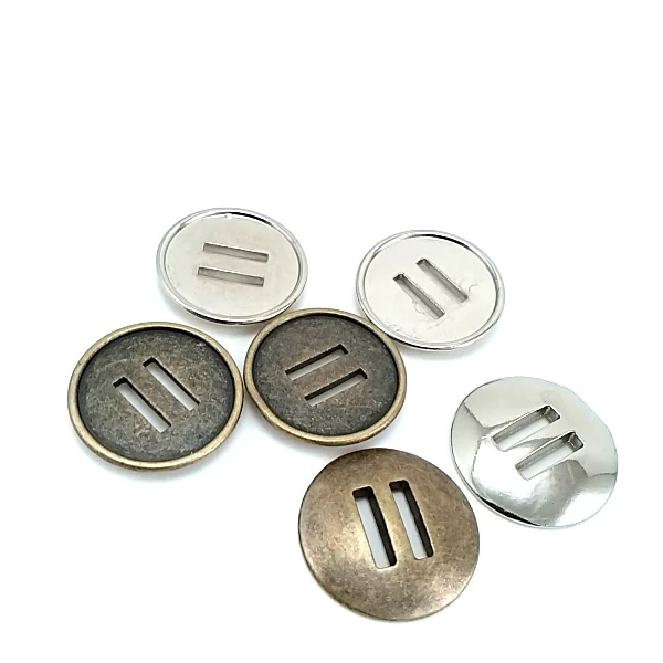 26 mm 2 Holes Metal Button 42 lignes
