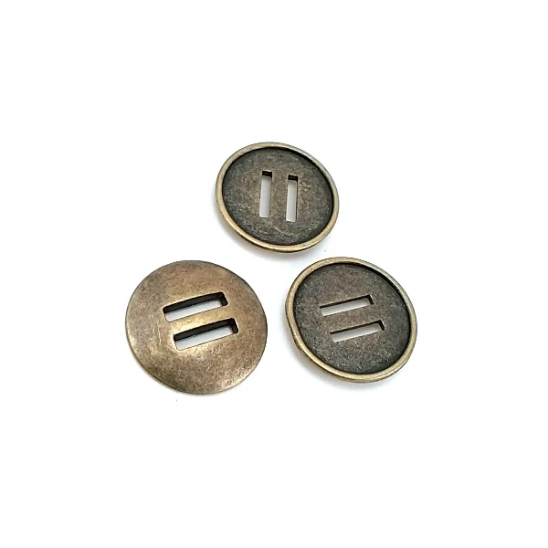 26 mm 2 Holes Metal Button 42 lignes