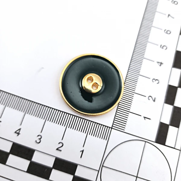 Two Holes Enameled Metal Button 31 mm 48 L Coat and Trench Coat Button E 702 Two Holes Enameled Metal Button 31 mm 48 L Coat and Trench Coat Button E 702