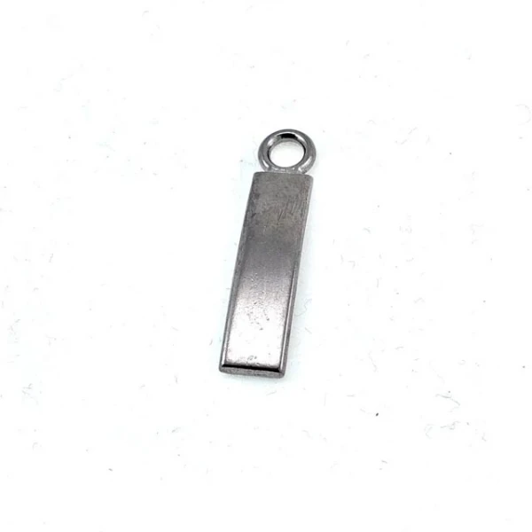 27 mm x 6 mm Fermuar Elcik - zamak metal