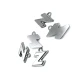 30 x 22 mm Z Shaped Zipper Puller E 1186