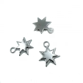 Double Layer Star Shaped Zipper Puller 16 mm E 1187