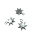 Double Layer Star Shaped Zipper Puller 16 mm