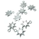 Double Layer Star Shaped Zipper Puller 16 mm