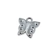 Zipper Puller 17 mm x 17 mm Butterfly Shaped E 1230