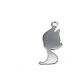 39 mm x 16 mm Zipper Puller Cat Design