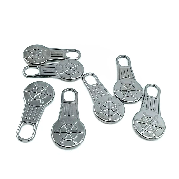 34 mm Zipper Pull front and detail view
