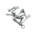 Zipper Pullers 37 mm Elegant Design E 1756