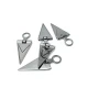 40 mm Zipper Pull front and detail view