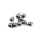 11 mm x 8 mm Zipper pullers ball shape 11 mm x 8 mm Zipper pullers ball shape