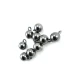 11 mm x 8 mm Zipper pullers ball shape