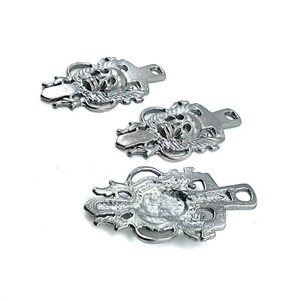 Zipper Pulls 50 mm Skull Design E 197