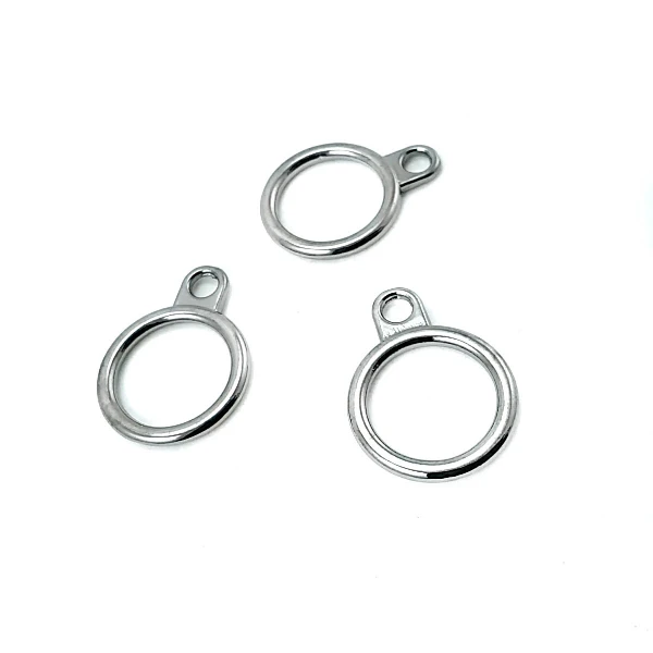 Fermuar Elciği 21 mm x 16 mm Halka E 312