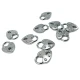 Fermuar Elciği Kalp Şekil 19 mm x 14 mm  E 475