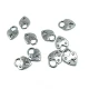 Fermuar Elciği Kalp Şekil 19 mm x 14 mm  E 475