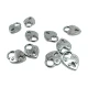 Fermuar Elciği Kalp Şekil 19 mm x 14 mm  E 475
