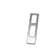28 mm x 8 mm Plain Zipper Puller