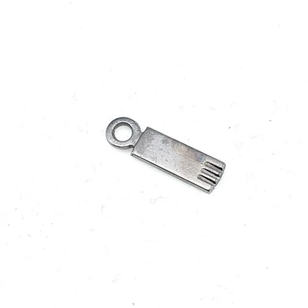 21 mm x 6 mm Sade Fermuar Elciği