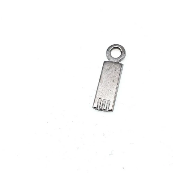 21 mm x 6 mm Sade Fermuar Elciği