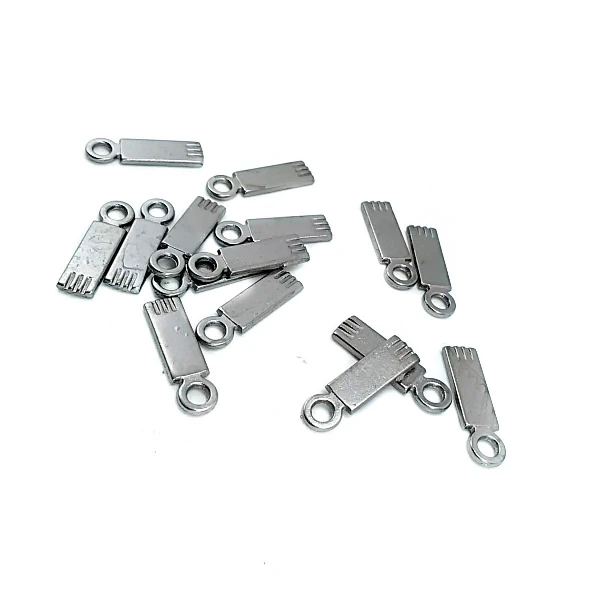 21 mm x 6 mm Sade Fermuar Elciği