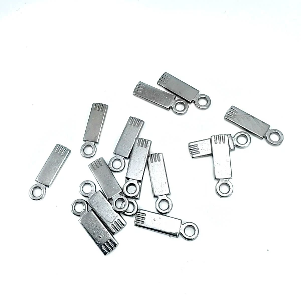 21 mm x 6 mm Sade Fermuar Elciği