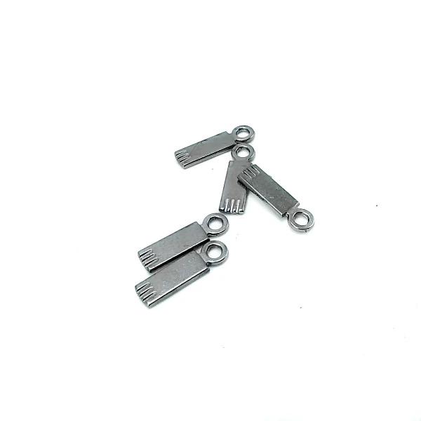 21 mm x 6 mm Sade Fermuar Elciği